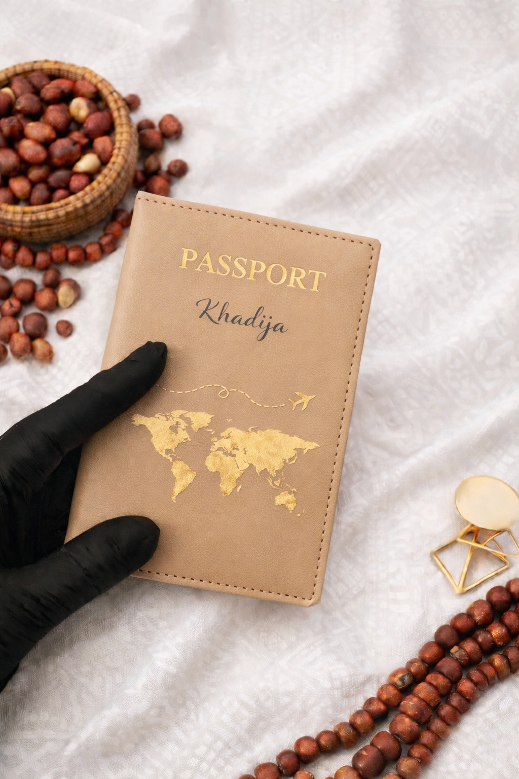 Étuis beige - personnalisée