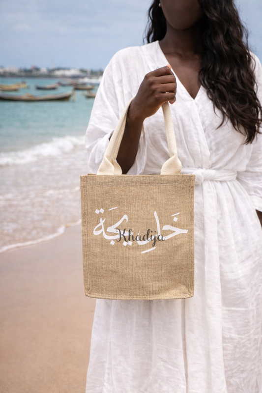 Sac en jute - personnalisée